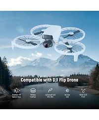 Neewer Nd Filter Set Compatible with Dji Flip Drone (6 Pack), ND16 ND32 ND64 ND256 Cpl Uv Snap On Multicoated Hd Optical Glass Neutral Density Circula