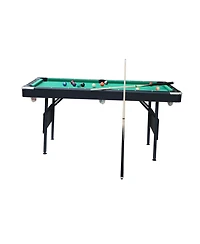 Streamdale 5.5 Ft Pool Table with Accessories (Green Velvet Cloth)
