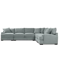 Rhyder 143" 5-Pc. Fabric L Sectional, Exclusively at Macy's