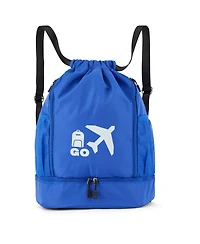 Perfect Personal Travel Go Bag- Blue