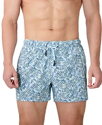 Sunset x Vine Men's Textured Woven Swim Trunks
