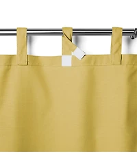 Elrene Home Fashions Matine Solid Tab Top Indoor Outdoor Window Curtain