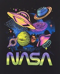 Nasa Little & Big Boys Short Sleeve T-Shirt