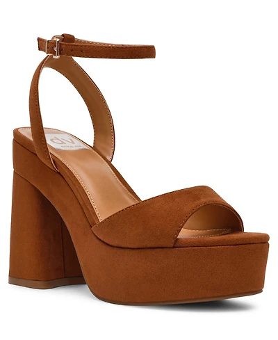 Dv Dolce Vita Women's Wizzard Two-Piece Platform Block Heel Dress Sandals