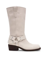 Dv Dolce Vita Women's Tanzy Wide Calf Tall Harness Moto Engineer Boots