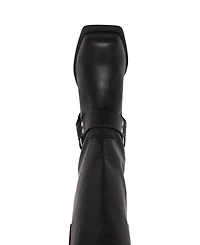 Dv Dolce Vita Women's Tanzy Wide Calf Tall Harness Moto Boots
