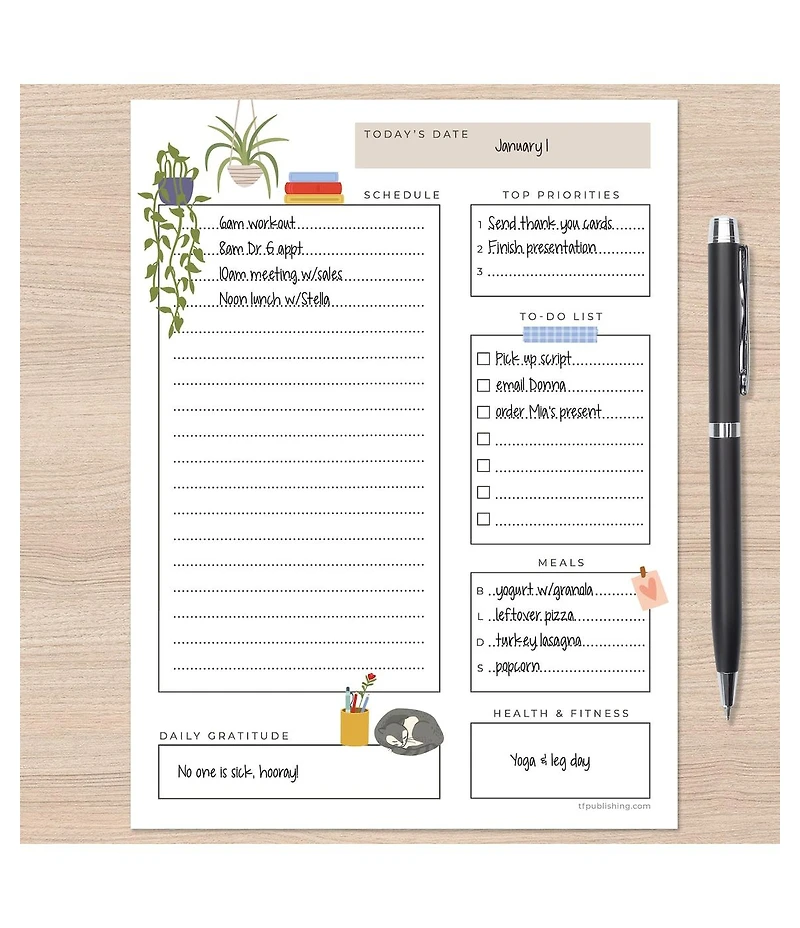 Everyday Daily Task Pad