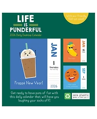 2026 Puns of Fun Daily Desktop Calendar