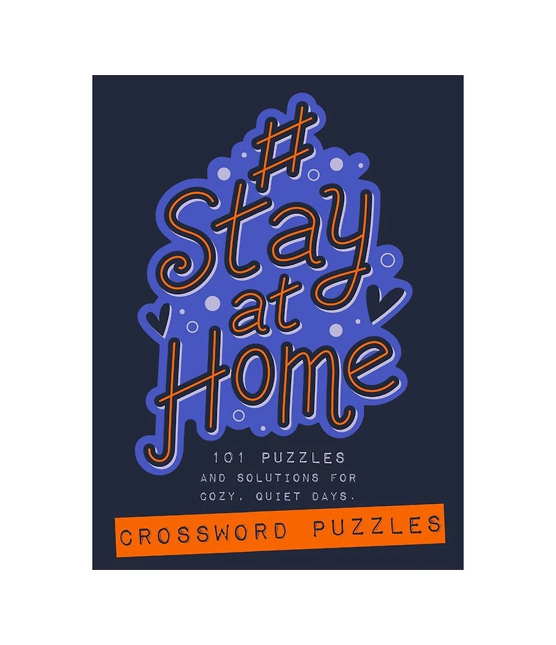 #StayatHome Crossword Puzzle Book Spiral Puzzle Pad