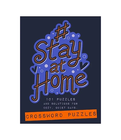 #StayatHome Crossword Puzzle Book Spiral Puzzle Pad
