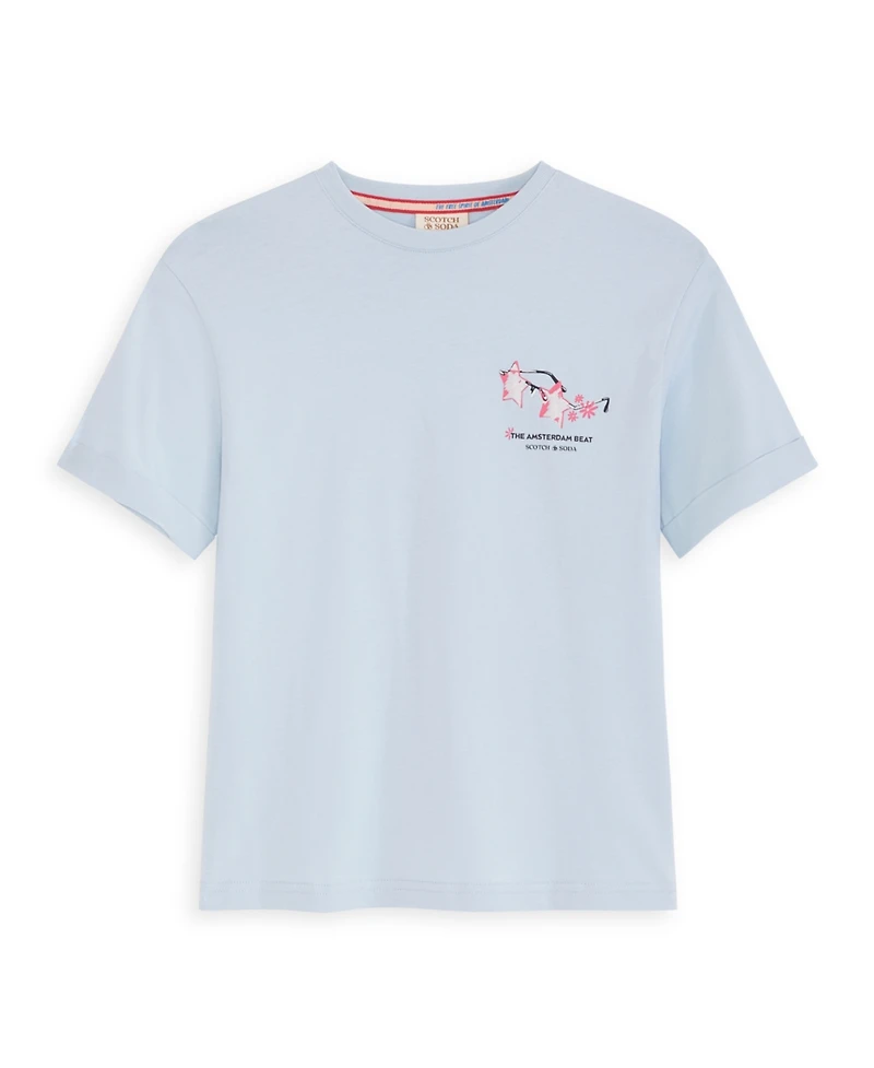 Scotch & Soda Big Girls Jersey Short Sleeve T-Shirt