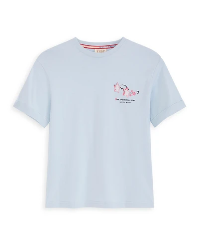 Scotch & Soda Big Girls Jersey Short Sleeve T-Shirt
