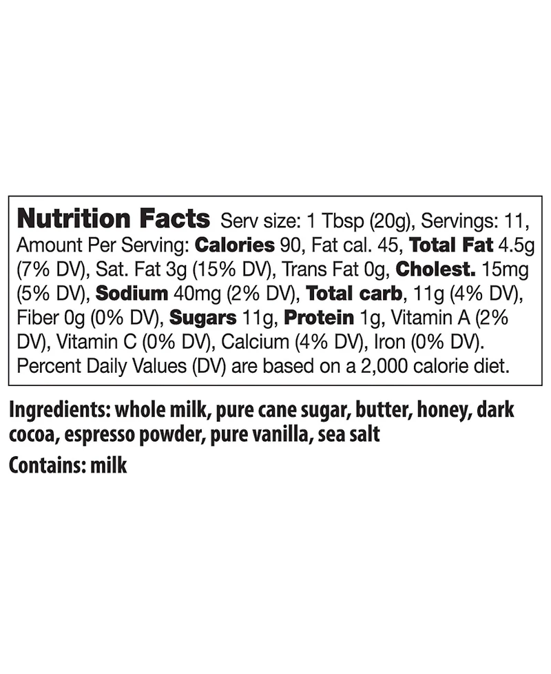 Bumbleberry Farms Dark Chocolate Honey Cream Spread Set of 2