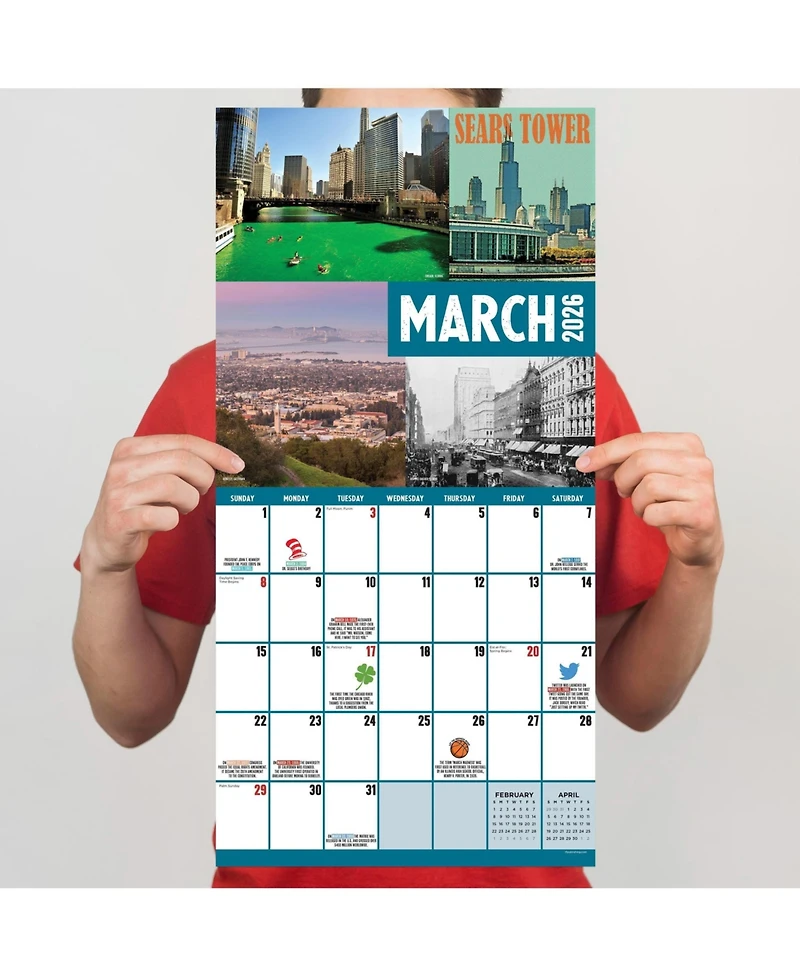 2026 Hbd Usa-250 Years! Wall Calendar