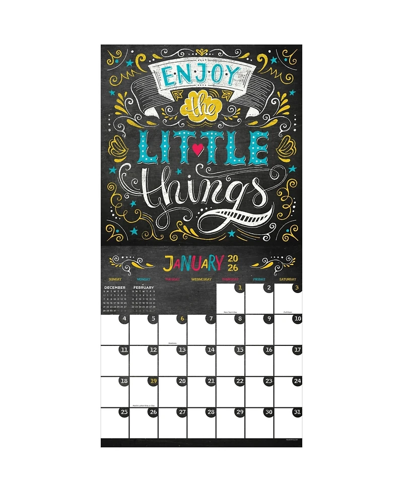 2026 Chalk It Up Wall Calendar