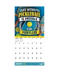 2026 Pickleball is Life Wall Calendar