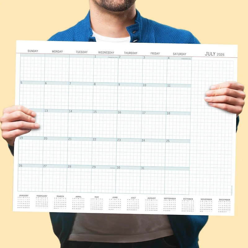2026 Professional Large Desk Pad Monthly Blotter Calendar