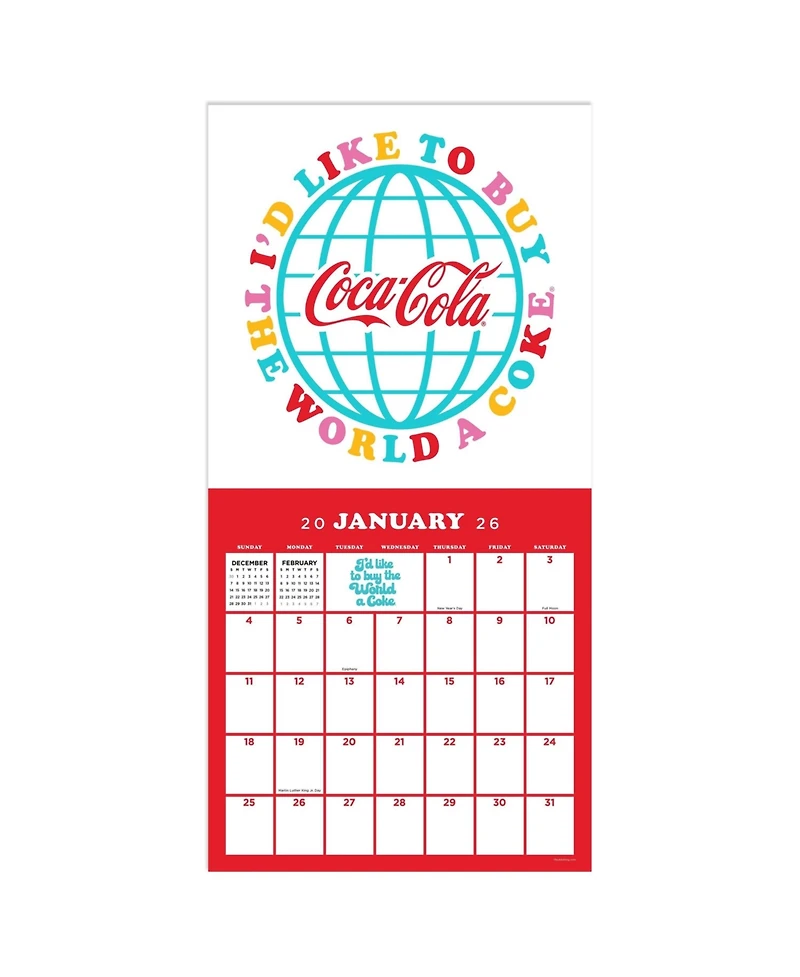 2026 Coke: Harmony Wall Calendar