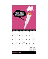 2026 Rated R Puns Wall Calendar