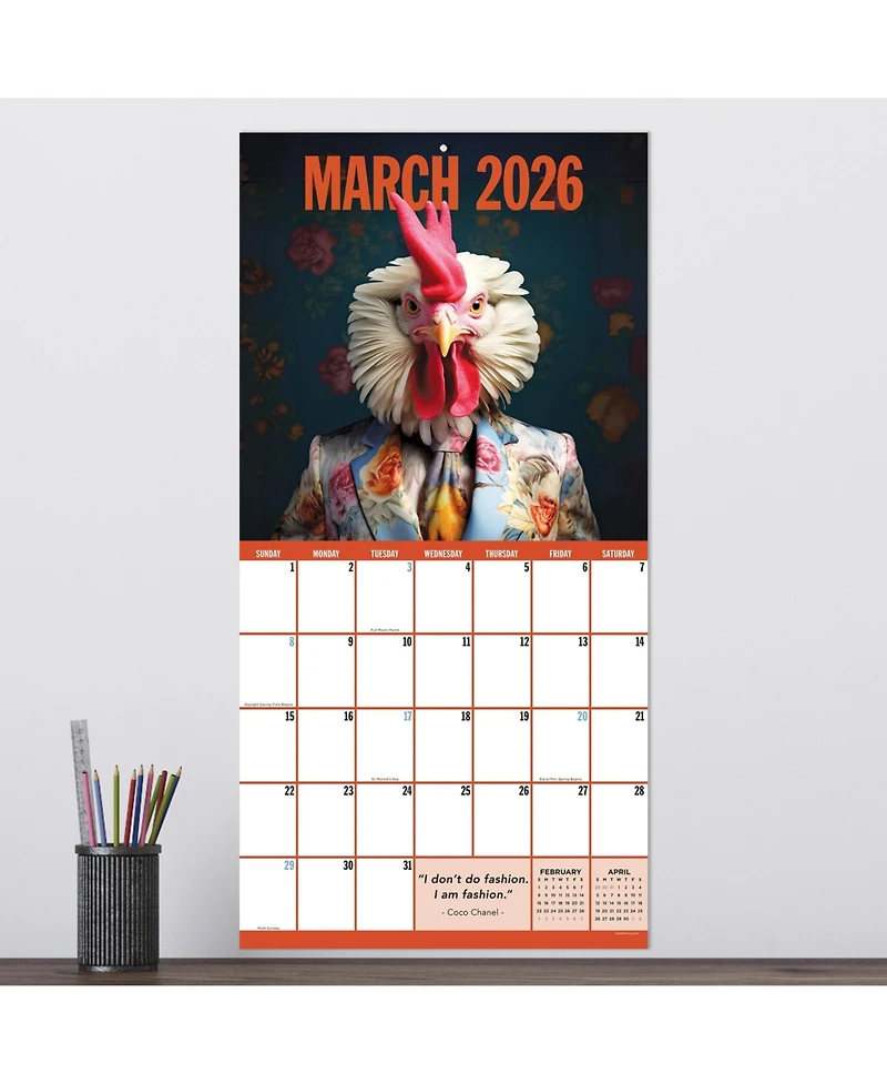 2026 Pawsmopolitan Wall Calendar
