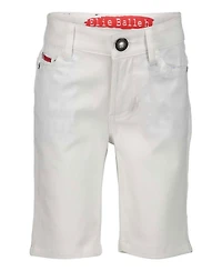 Elie Balleh Big Boys White Cotton Twill Short