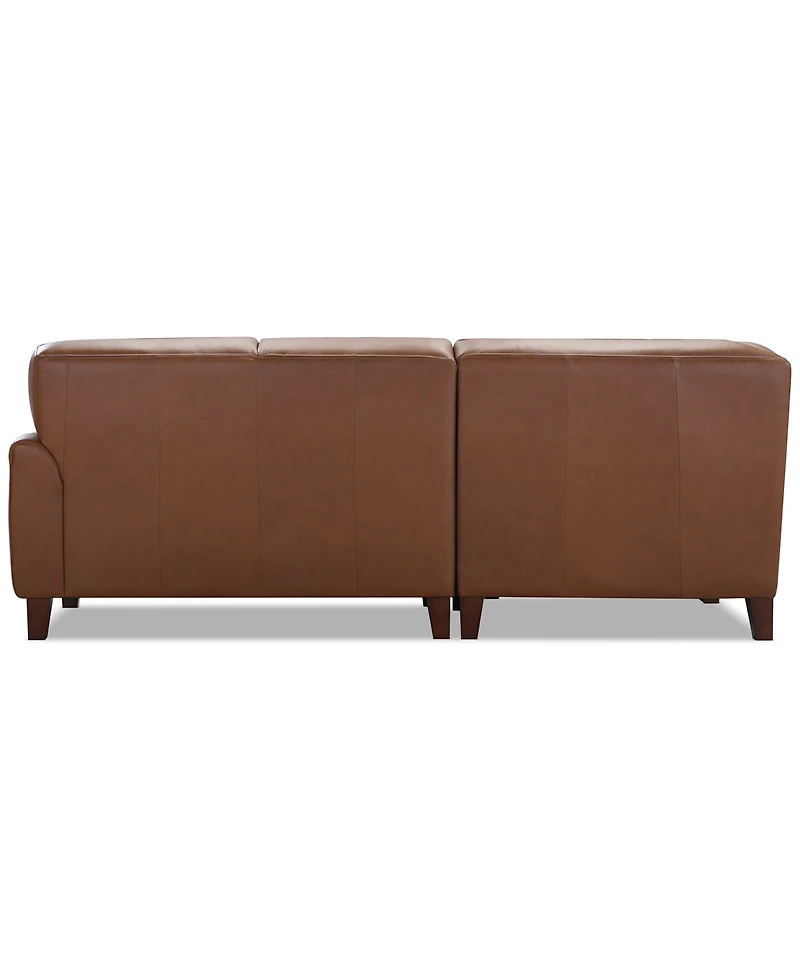 Ashlinn 3-Pc. Leather L Sectional, Exclusively at Macy's