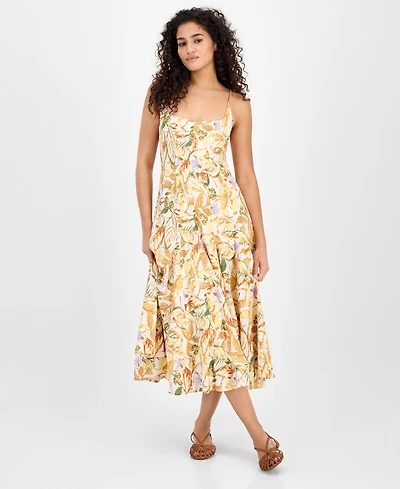 Astr the Label Women's Jaleyah Square-Neck Sleeveless Dress