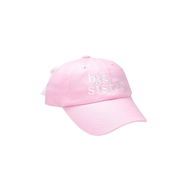 Bits & Bows Girls Girls Sister Bow Baseball Hat in Pink
