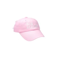 Bits & Bows Girls Girls Sister Bow Baseball Hat in Pink