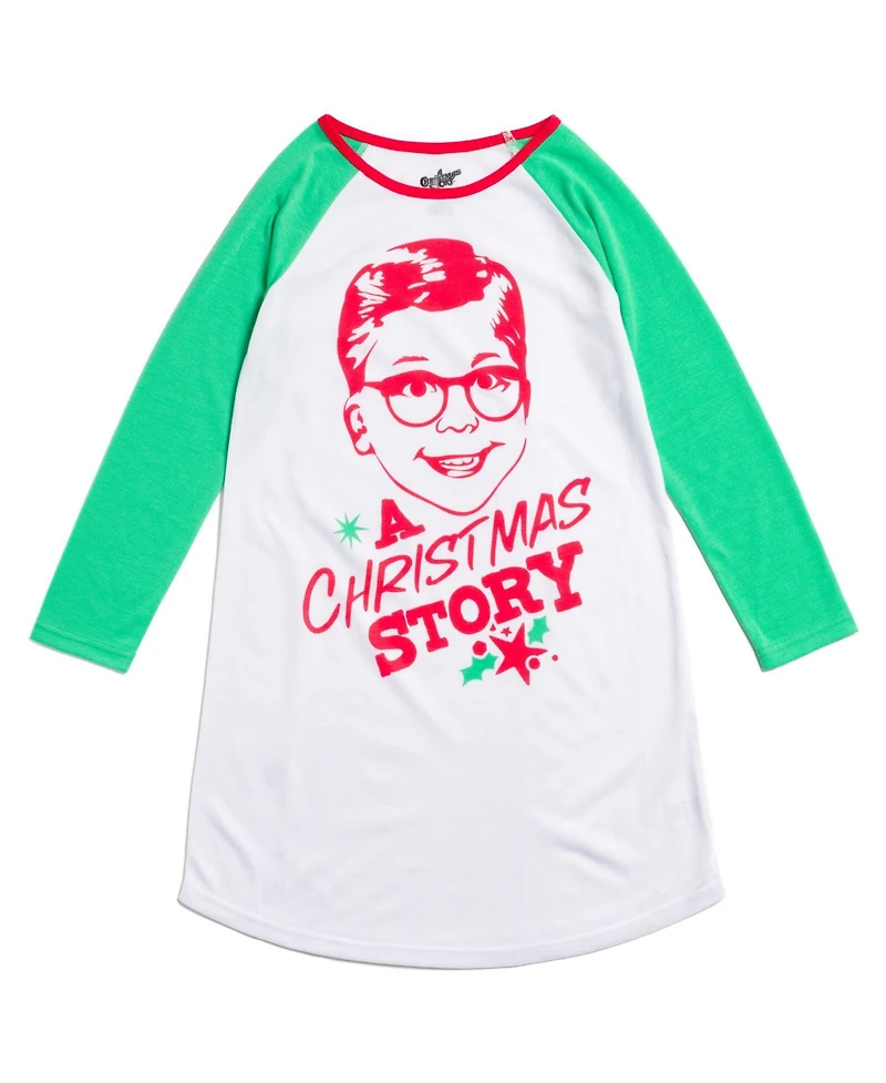 A Christmas Story Girls Ralphie Parker Nightgown Pajamas
