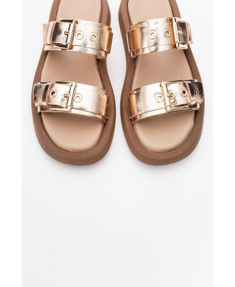 Finezza Leather Two-Strap Sandal (Women)