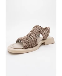 Weave Leather Woven Sandal (Women)