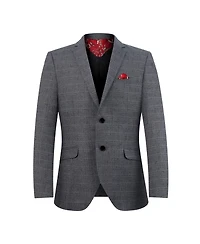 Elie Balleh Toddler Grey Slim Fit Melange Jacket