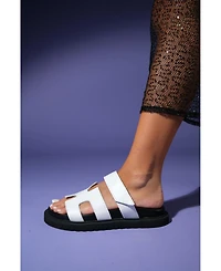 Morte Leather Slide Sandal (Women)