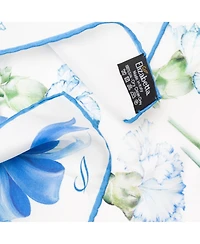 Dianthus - Silk Bandana for Women