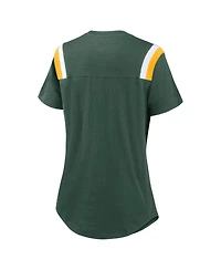 Nike Women's Green Green Bay Packers Historic Slub Fashion T-Shirt