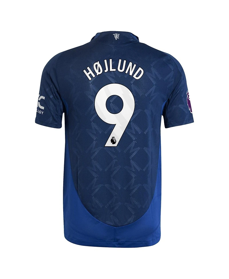 Adidas Men's Rasmus Hojlund Navy Manchester United 2024/25 Away Authentic Player Jersey
