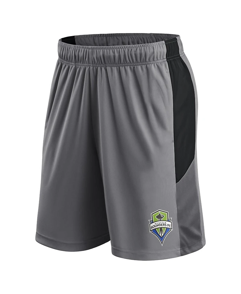 Fanatics Men's Gray Seattle Sounders Fc Team Shorts