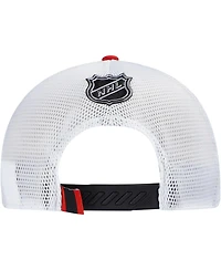 Fanatics Men's Black/White Ottawa Senators Authentic Pro Draft Podium Trucker Adjustable Hat