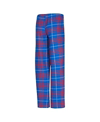 Concepts Sport Women's 2-Piece Blue/Red Detroit Pistons Vector T-Shirt and Flannel Pants Sleep Set