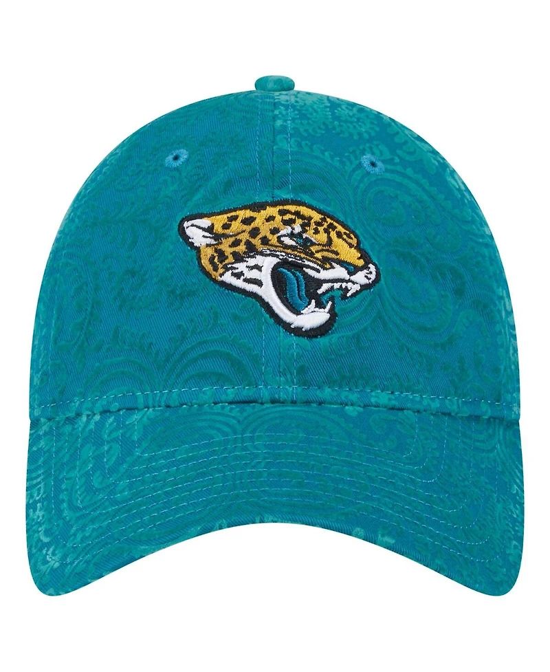 New Era Women's Teal Jacksonville Jaguars Flair 9TWENTY Adjustable Hat