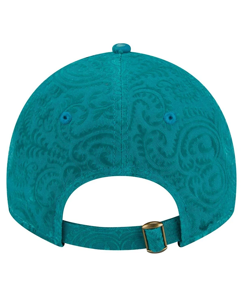 New Era Women's Aqua Miami Dolphins Throwback Flair 9TWENTY Adjustable Hat