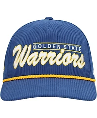 '47 Brand Men's Royal Golden State Warriors Double Header Sidepatch Cord Hitch Adjustable Hat