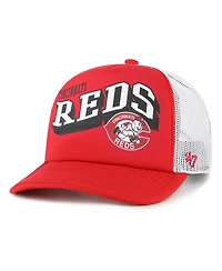 '47 Brand Women's Red Cincinnati Reds Meander Foam Trucker Snapback Hat