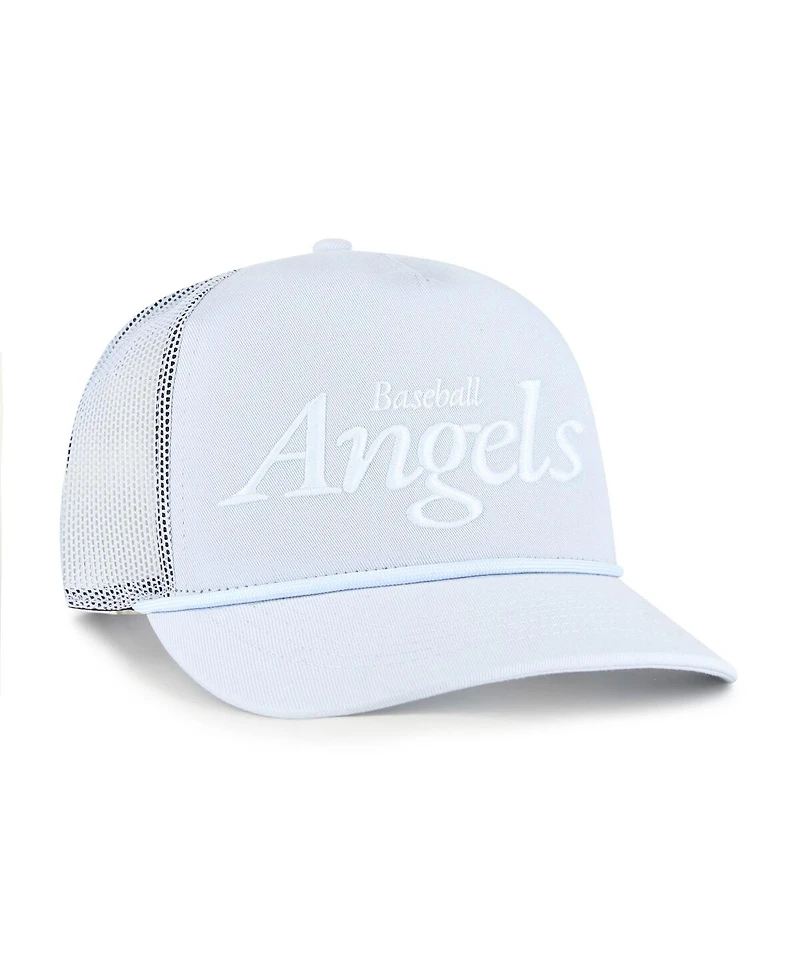 '47 Brand Women's Light Blue Los Angeles Angels Foundation Script Hitch Adjustable Trucker Hat