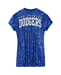 Outerstuff Big Boys and Girls Royal Los Angeles Dodgers V-Neck Sequin Dress