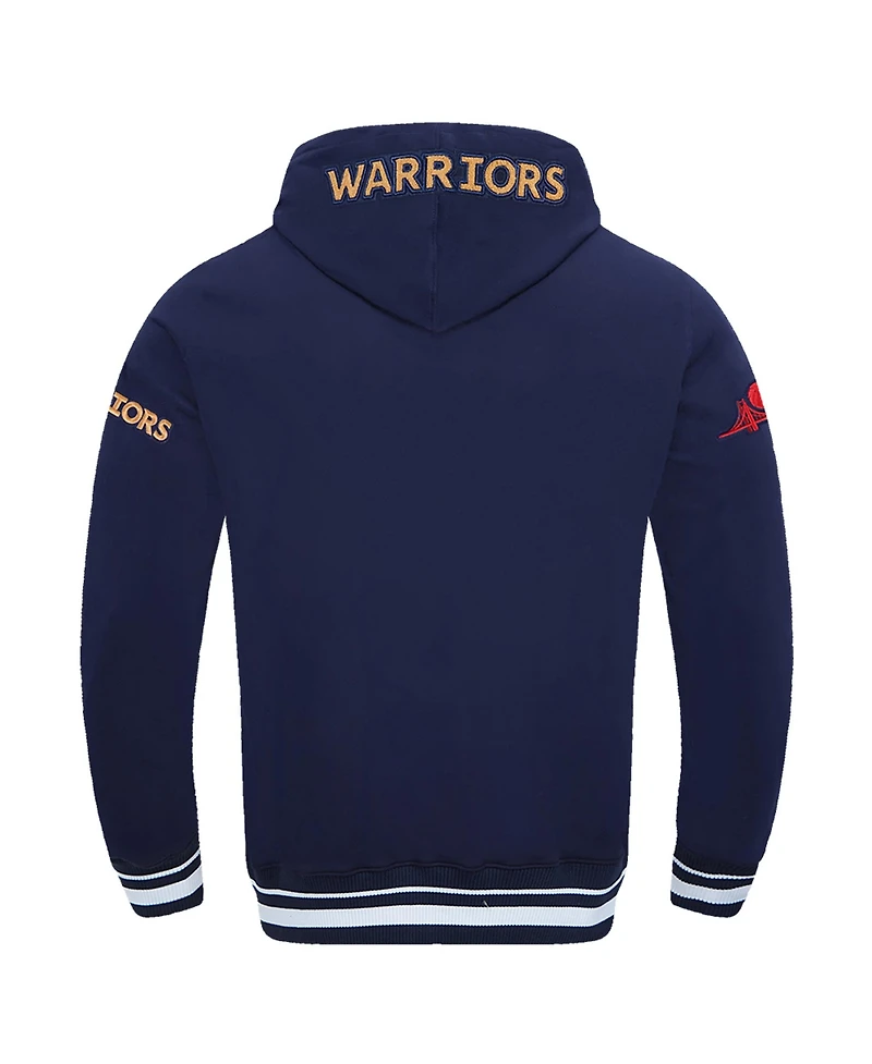 Pro Standard Men's Navy Golden State Warriors 2024/25 City Edition Pullover Hoodie