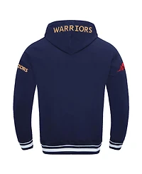 Pro Standard Men's Navy Golden State Warriors 2024/25 City Edition Pullover Hoodie