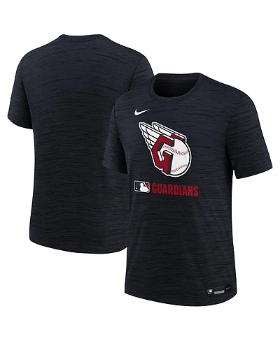 Nike Big Boys and Girls Navy Cleveland Guardians Authentic Collection Velocity Performance T-Shirt
