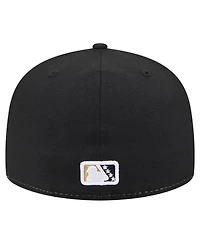 New Era Men's White/Black Rome Emperors Authentic Collection 59FIFTY Fitted Hat